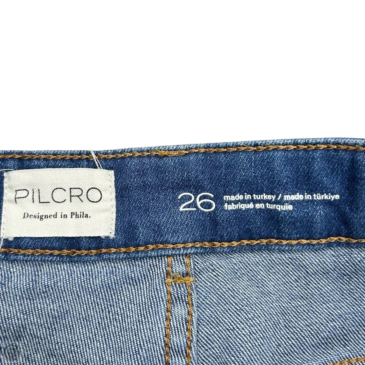 Jeans Flared By Pilcro In Blue Denim, Size: 2