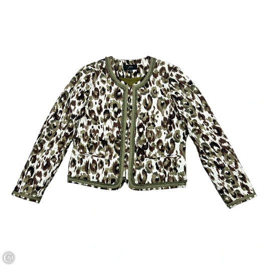 Jacket Puffer & Quilted By J. Crew In Leopard Print, Size: Xxs