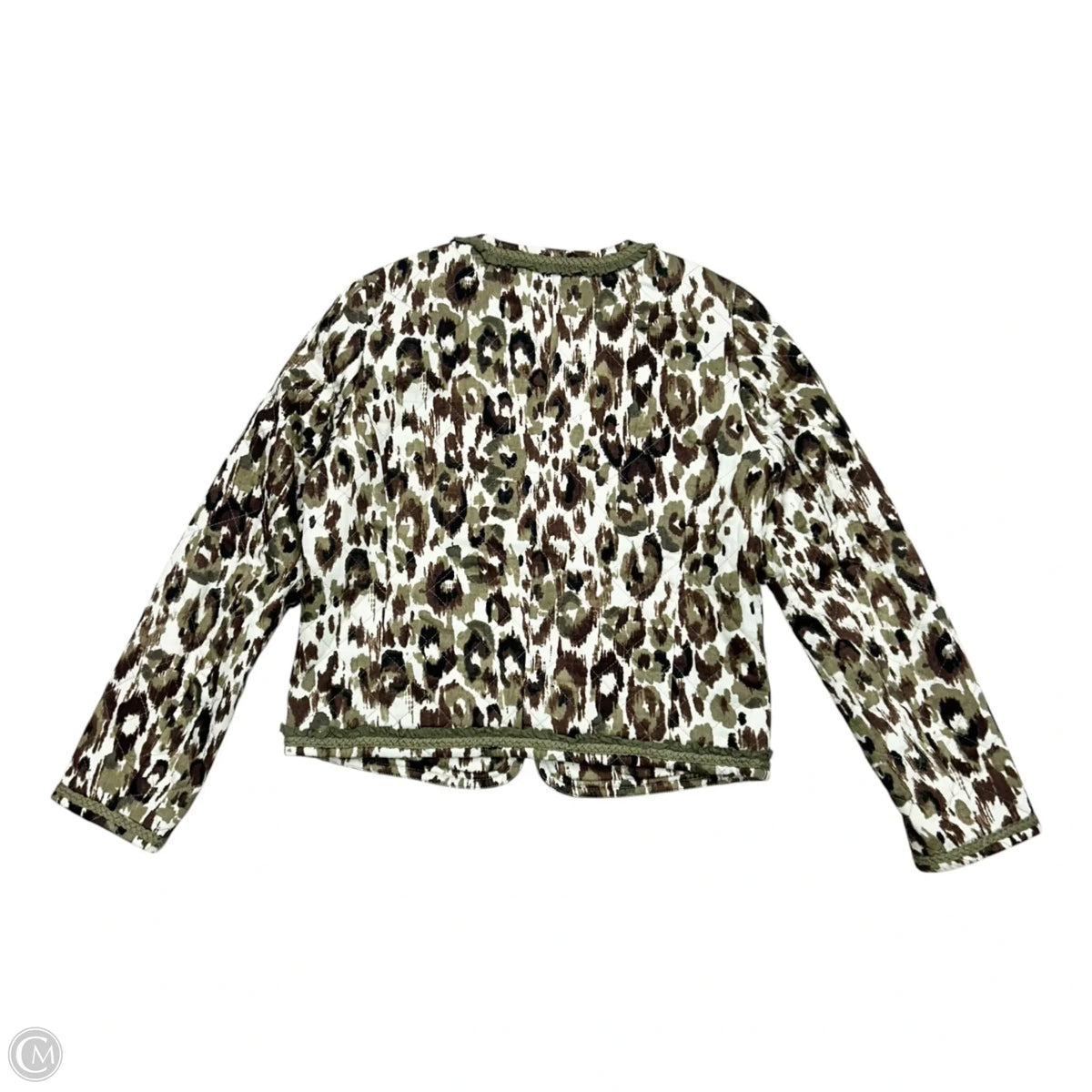 Jacket Puffer & Quilted By J. Crew In Leopard Print, Size: Xxs