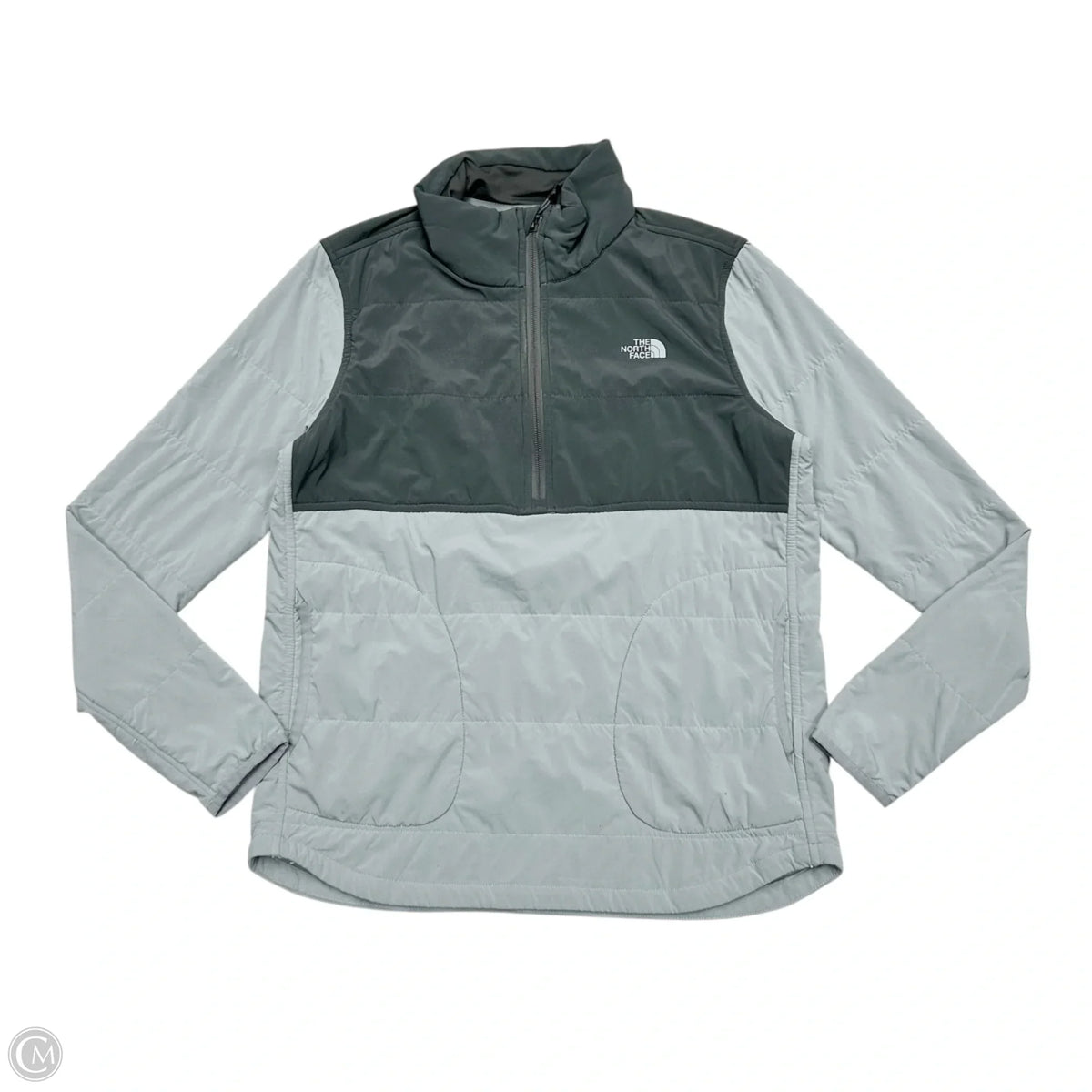 Athletic Jacket By The North Face In Grey, Size: M