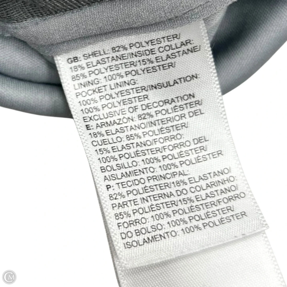 Athletic Jacket By The North Face In Grey, Size: M