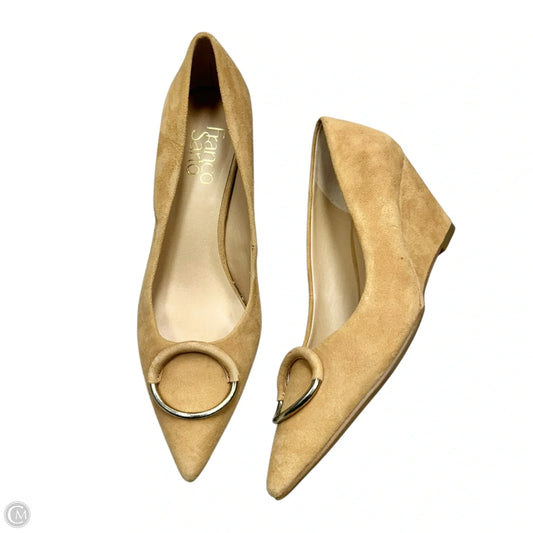 Shoes Heels Kitten By Franco Sarto In Cream, Size: 8