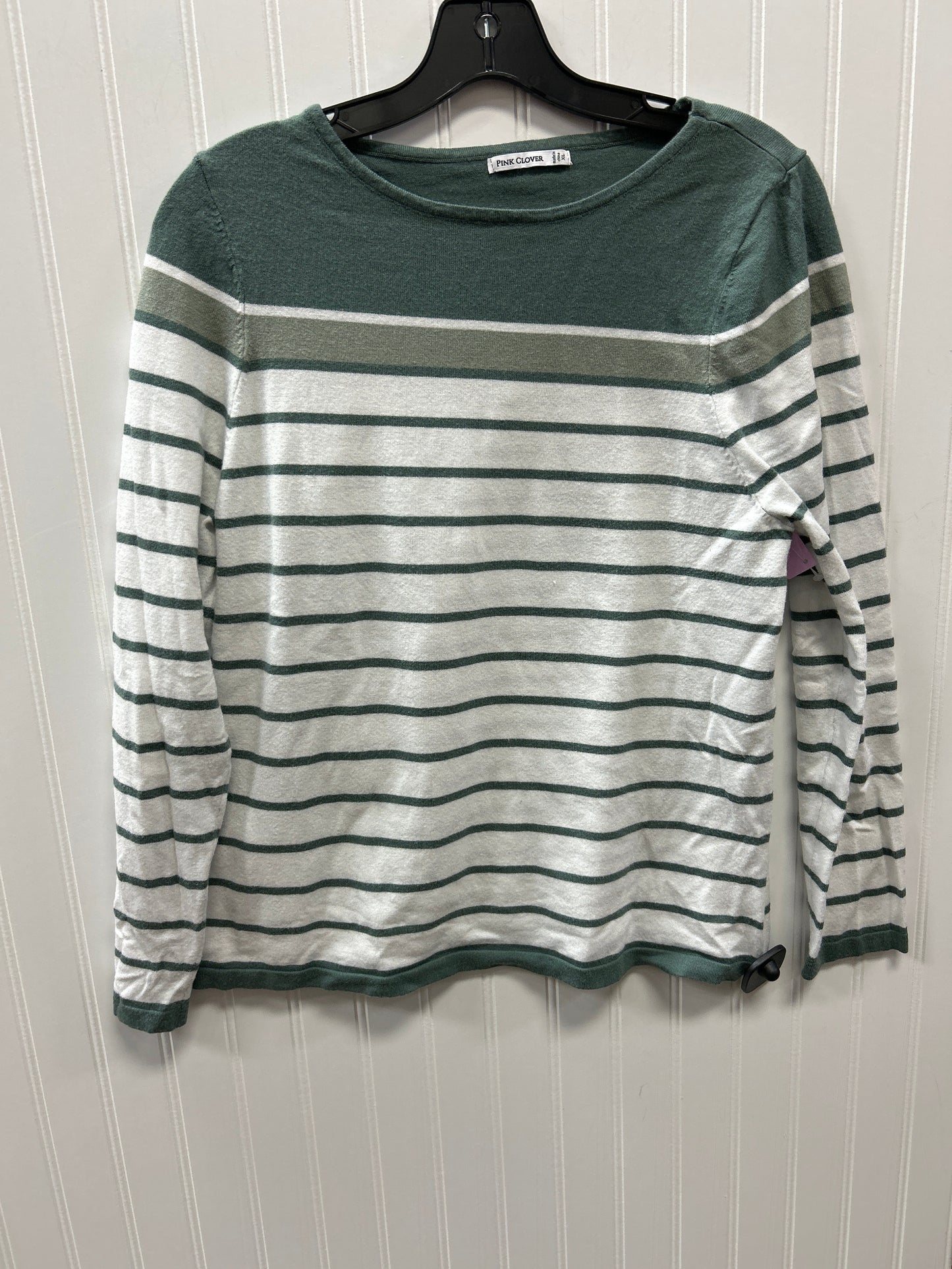 Top Ls By Pink Clover In Green, Size:Xl