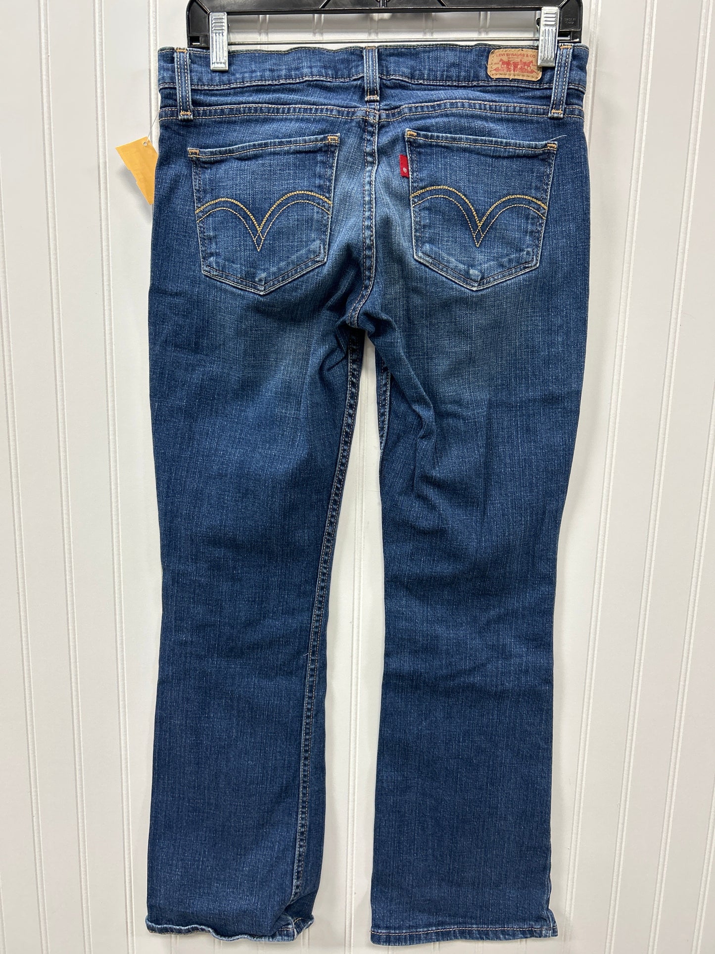 Jeans Flared By Levis In Blue Denim, Size:10