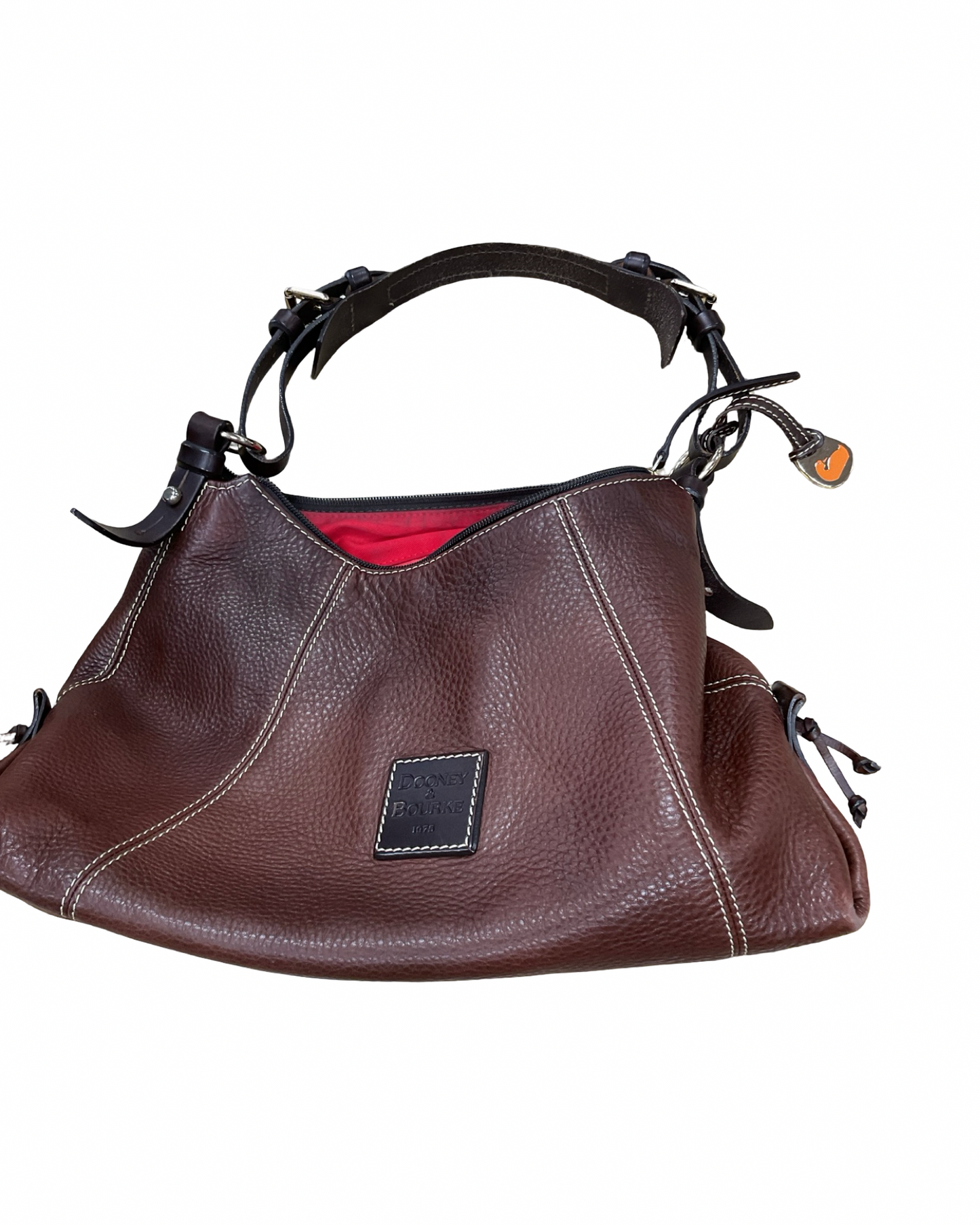 Handbag Designer By Dooney And Bourke In Brown, Size:Large