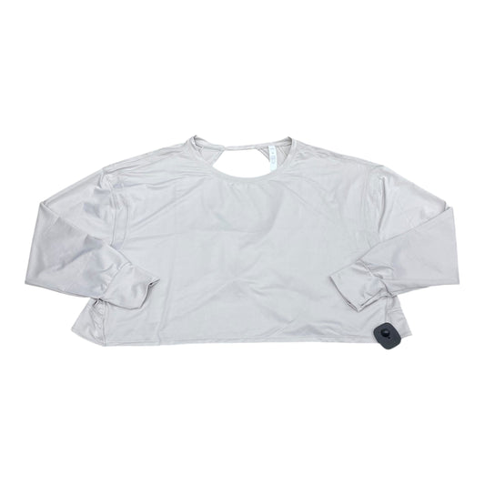 Athletic Top Ls Crewneck By Gottex In Taupe, Size:S