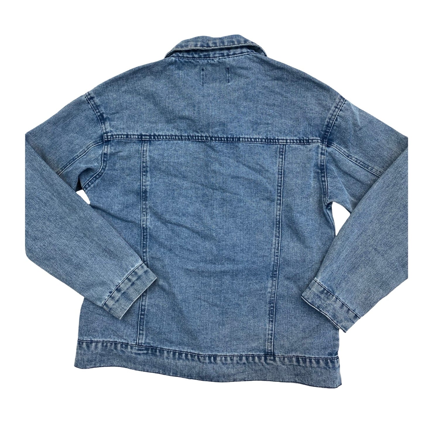 Jacket Denim By Vigoss In Blue Denim, Size:S