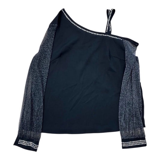 Top Ls By Shein In Black, Size:L