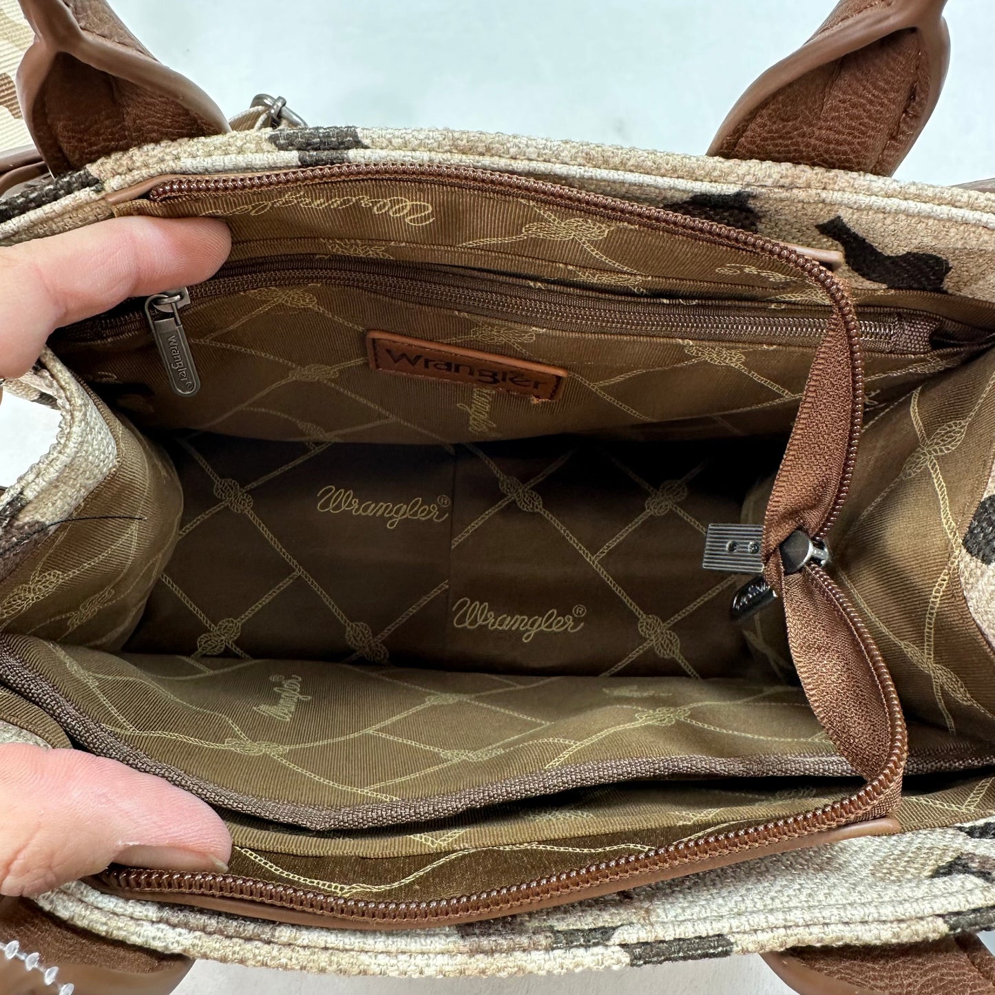 Handbag & crossbody set By Wrangler, Size: Medium