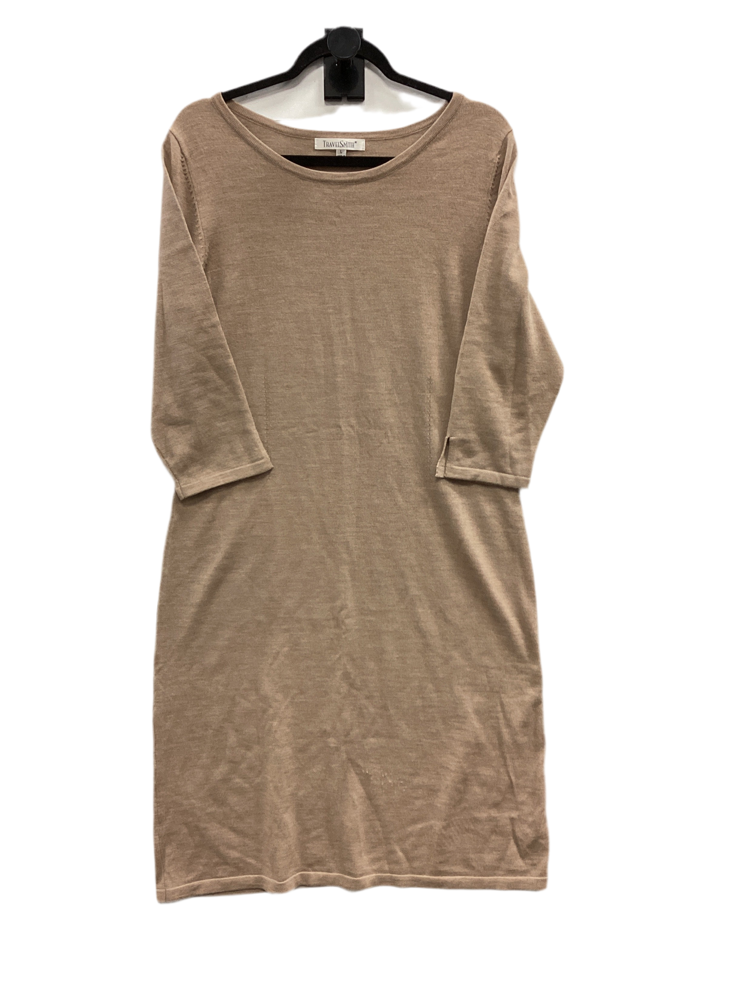 Dress Sweater By Cmc In Tan, Size:L