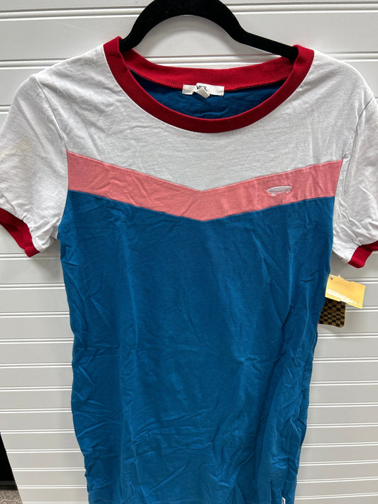 Dress Casual Short By Vans In Blue, Size:M