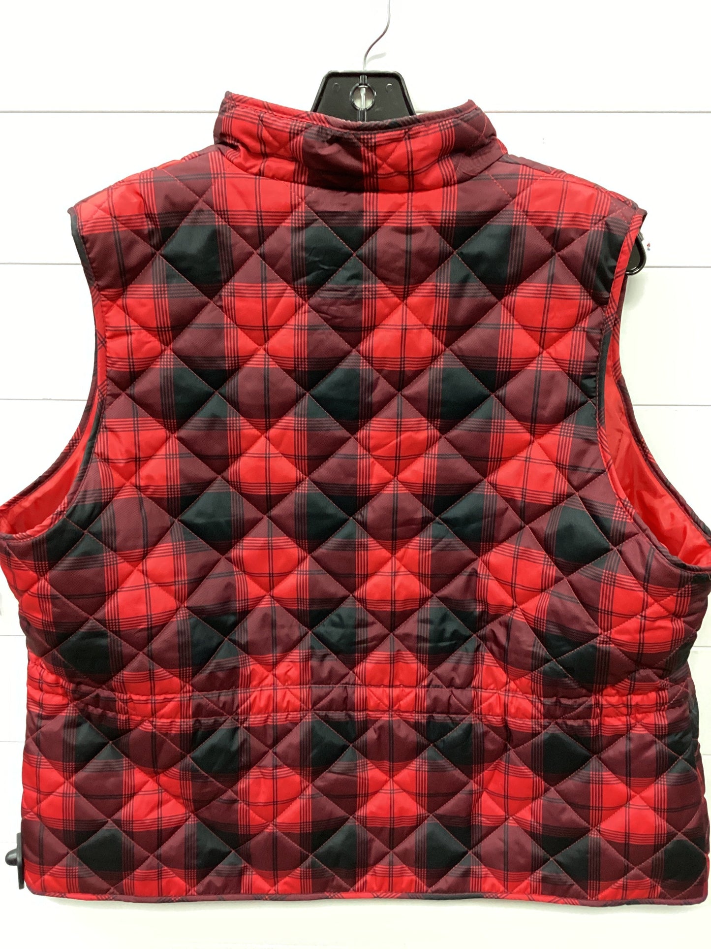 Vest Puffer & Quilted By St Johns Bay In Red, Size:1X