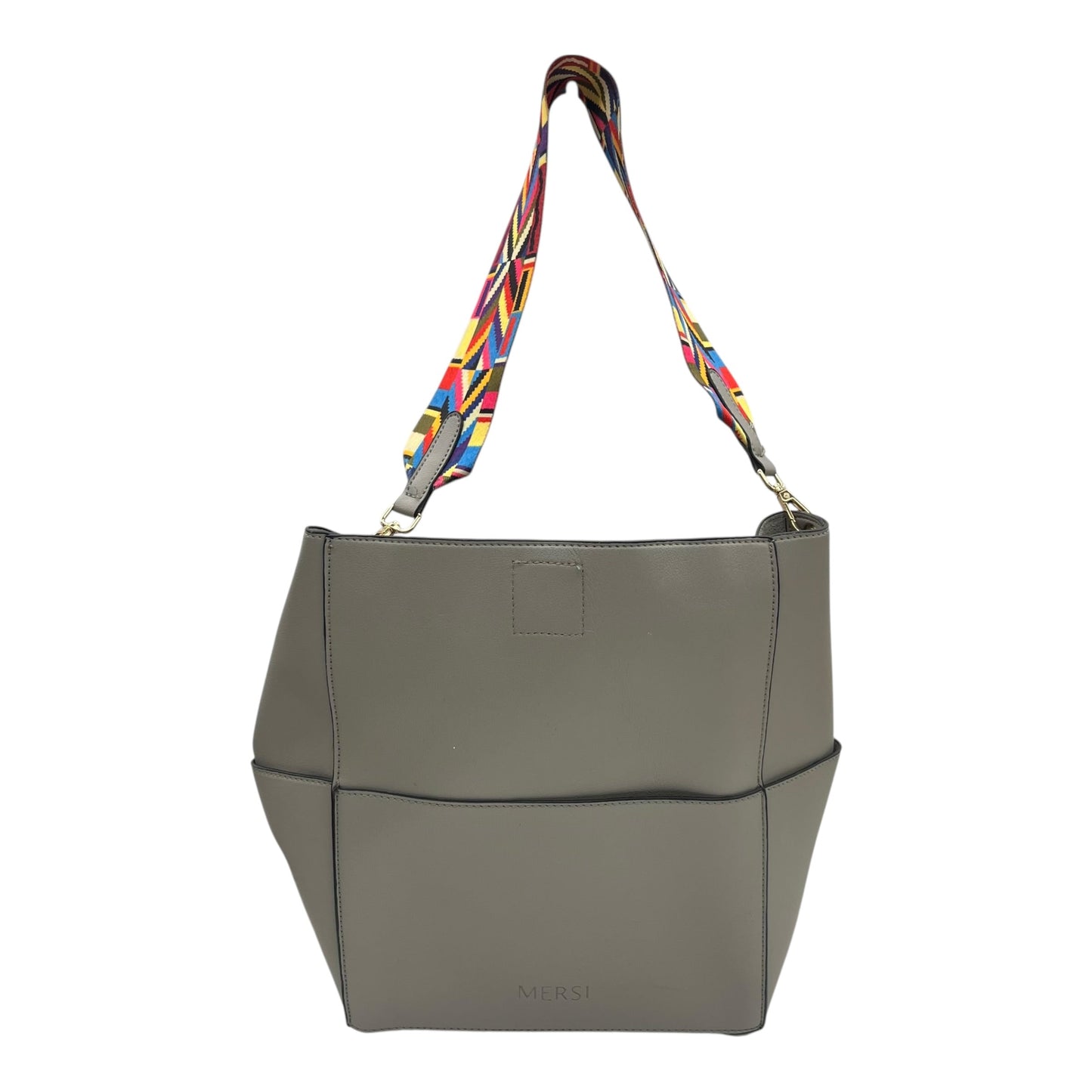Handbag By Cme In Taupe, Size:Medium