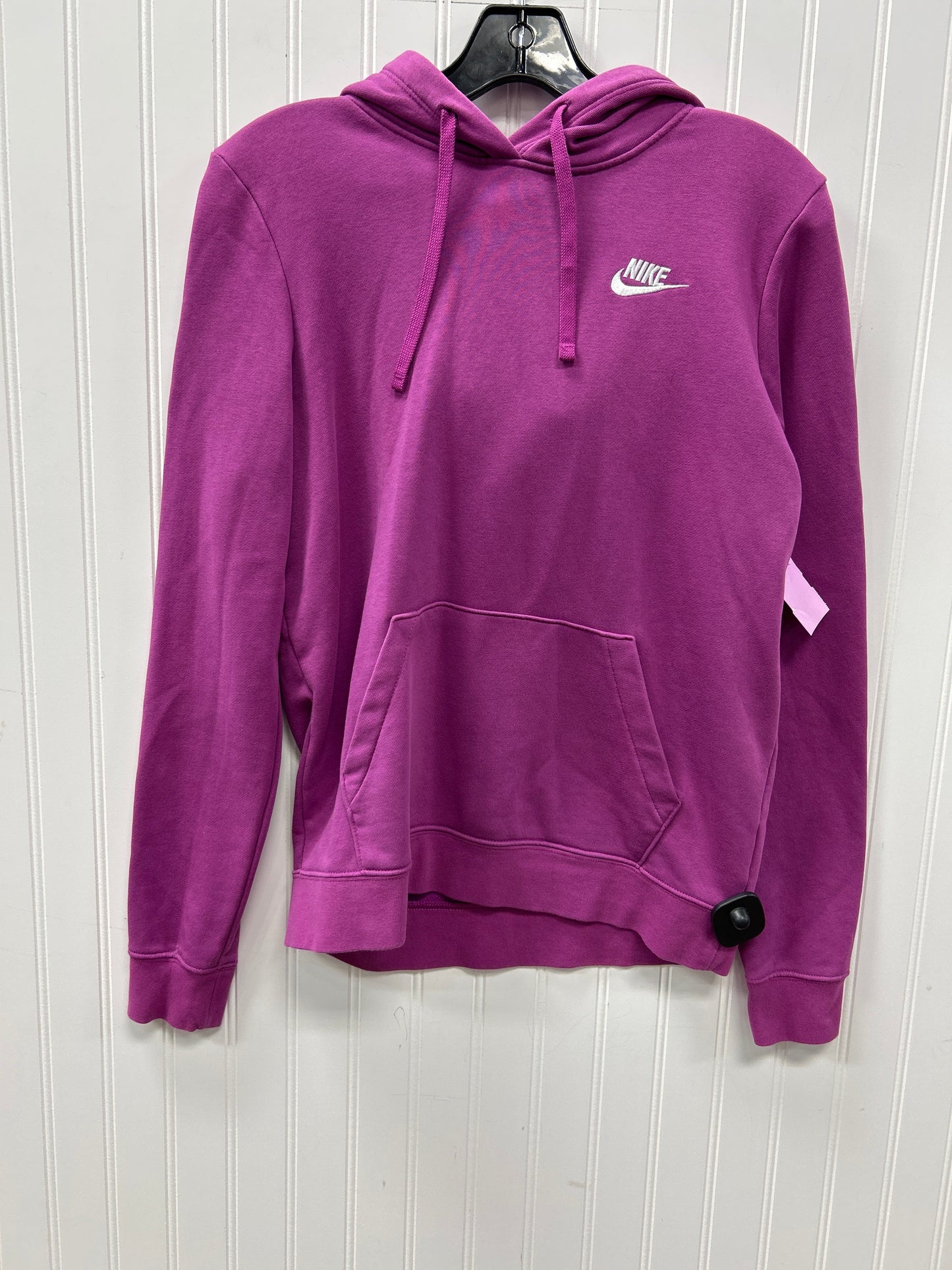 Athletic Sweatshirt Hoodie By Nike Apparel In Purple, Size:S