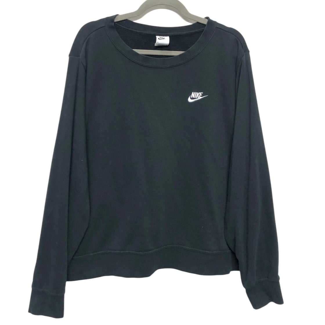 Sweatshirt Crewneck By Nike Apparel In Black, Size:2X