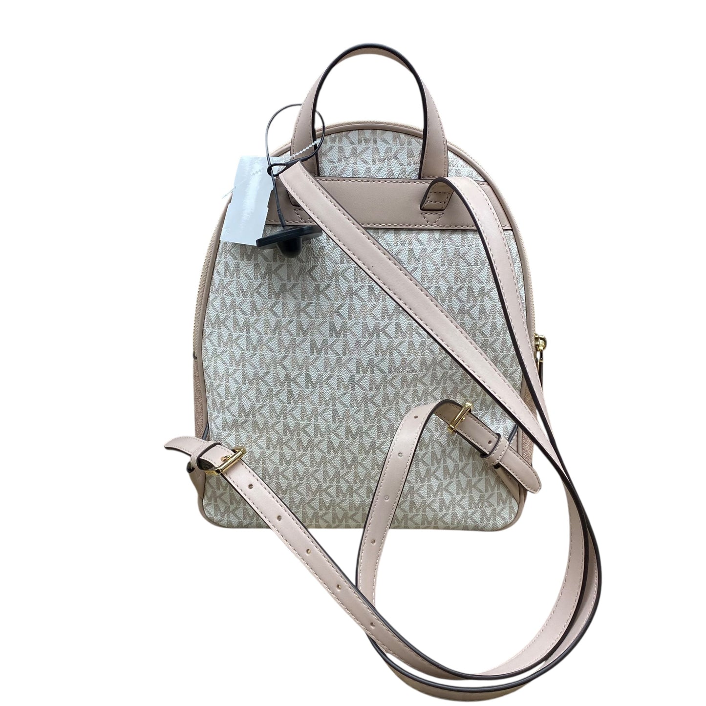 Backpack Designer By Michael Kors In Pink & Tan, Size:Medium