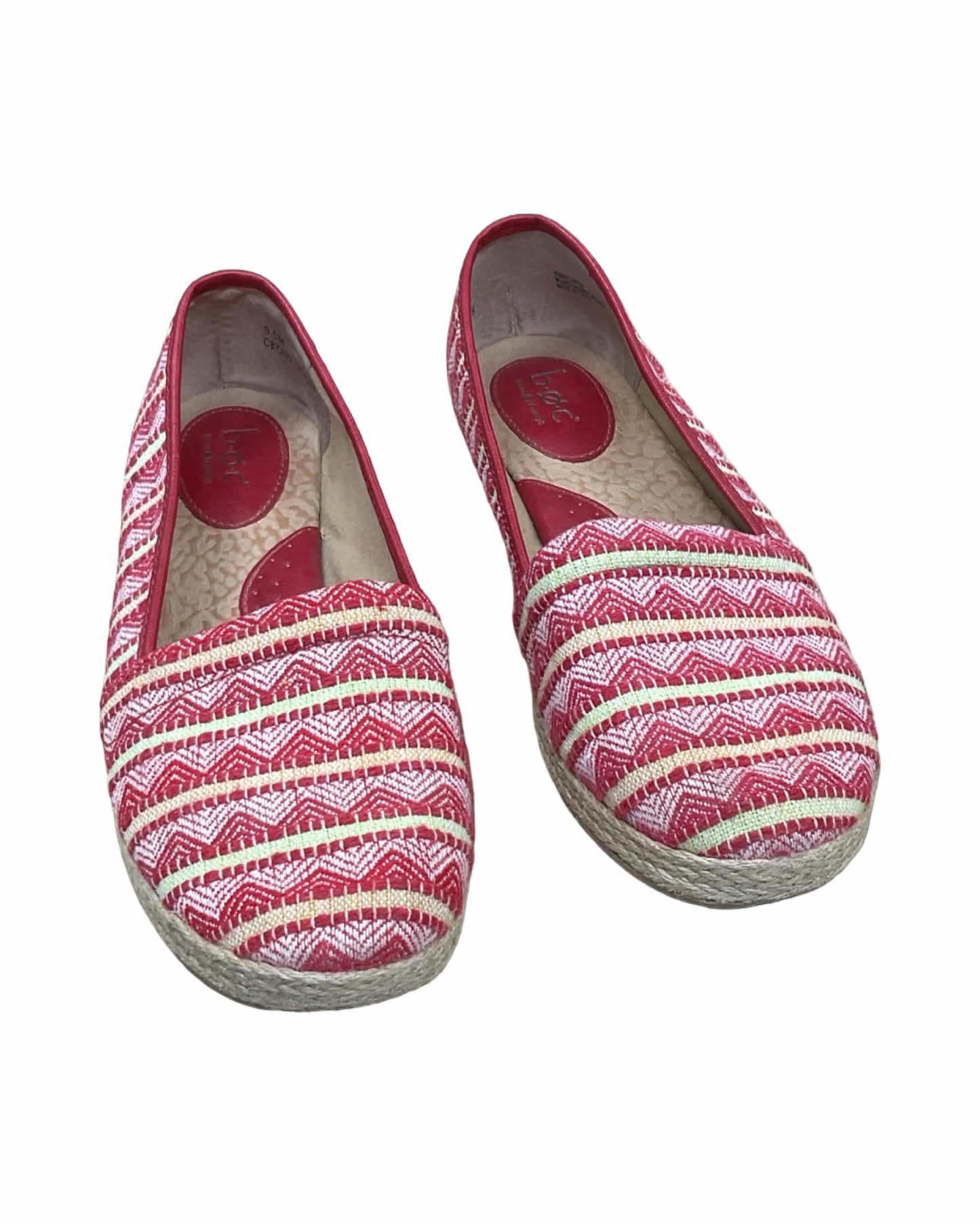 Shoes Flats By Boc In Red, Size:9.5