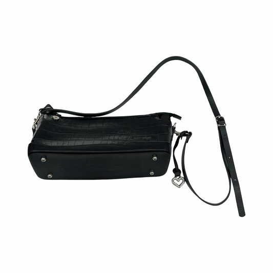 Crossbody Leather By Brighton In Black, Size:Medium