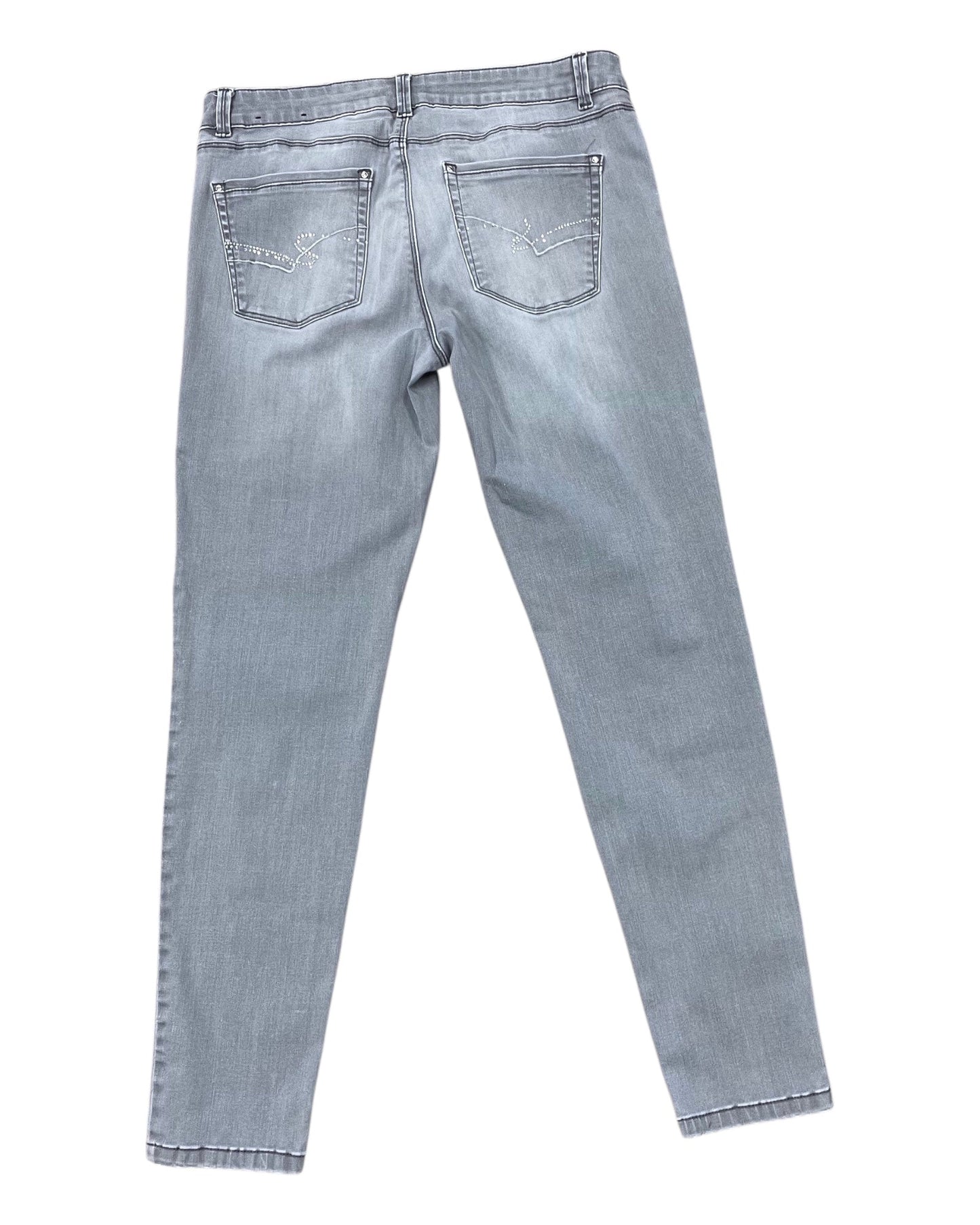 Jeans Skinny By White House Black Market In Grey, Size:8
