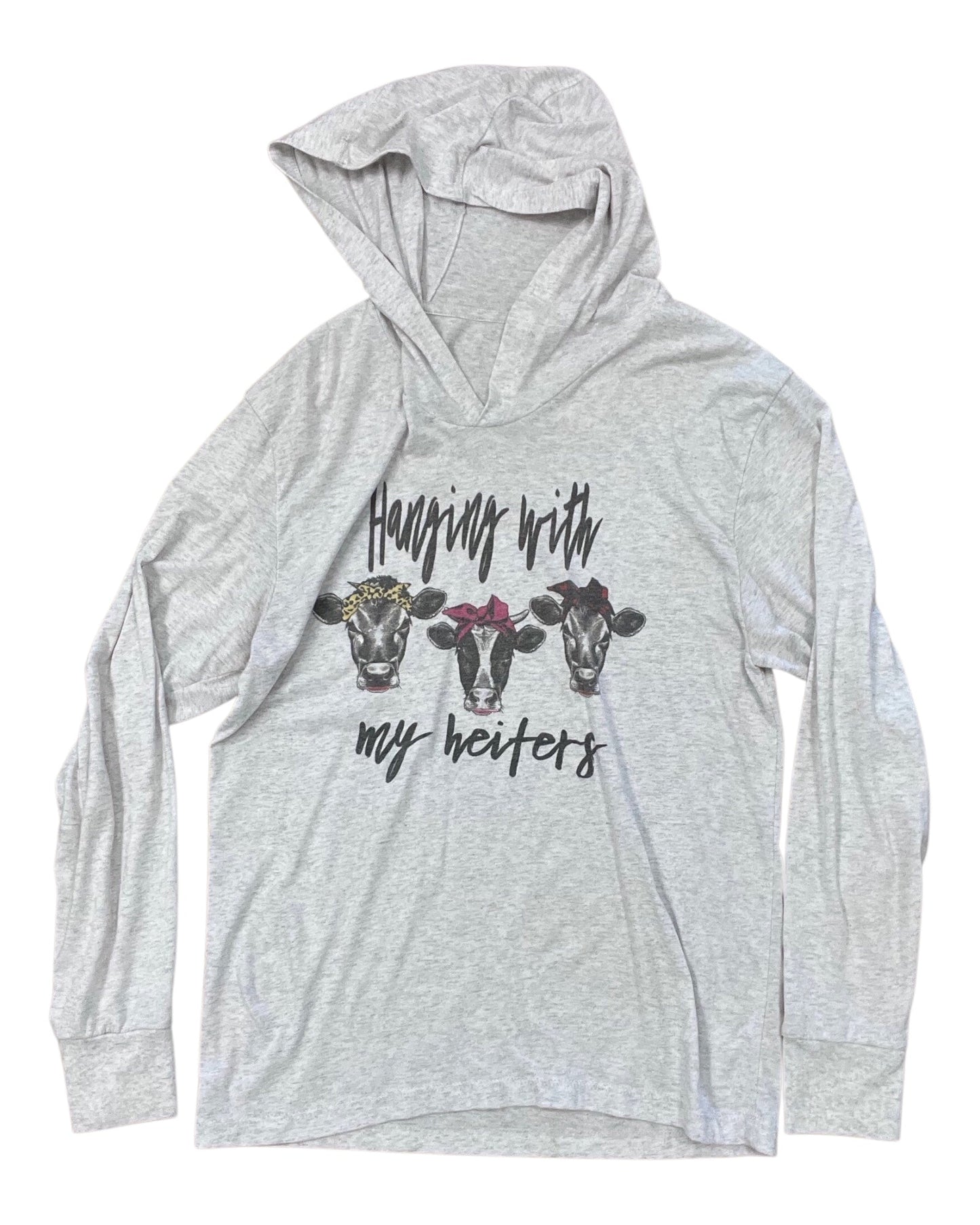 Top Ls By Next Level In Grey, Size:M