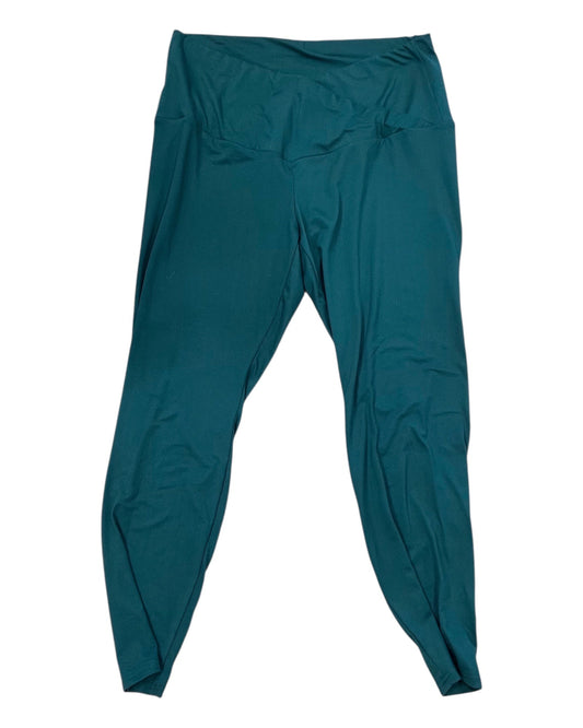 Pants Leggings By Clothes Mentor In Green, Size:1X