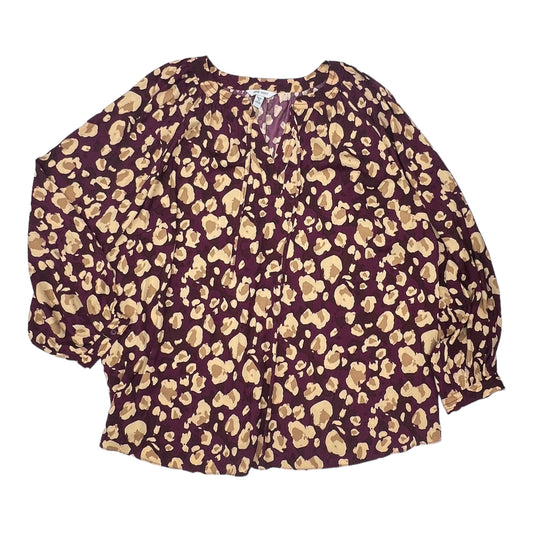 Blouse Long Sleeve By Nine West Apparel  Size: 3x
