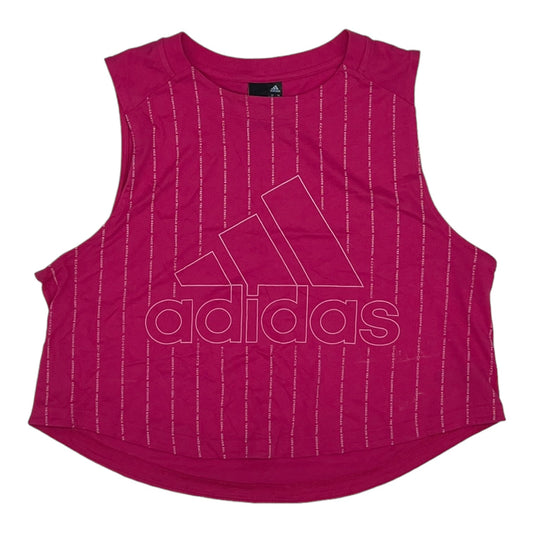 Pink Athletic Tank Top Adidas, Size M