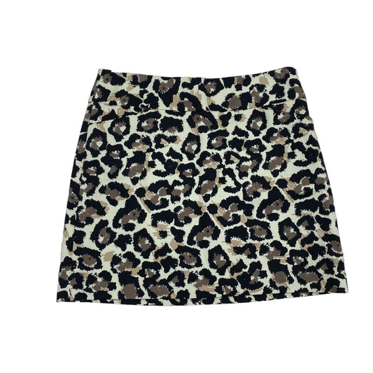 Animal Print Skirt Mini & Short Loft, Size 6