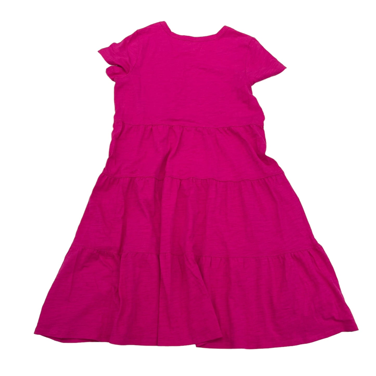 Pink Dress Casual Short Time And Tru, Size M