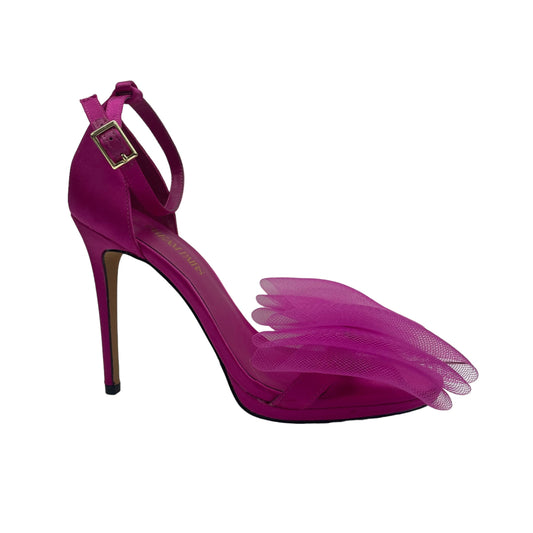 Pink Sandals Heels Stiletto Dreamers, Size 9.5