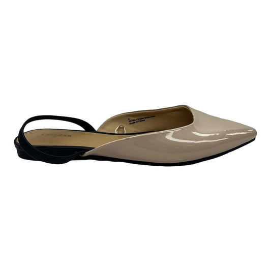 Cream Shoes Flats Express, Size 8