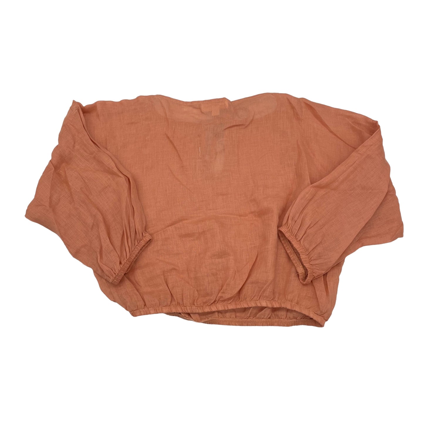 Orange Top Long Sleeve Cloth & Stone, Size M