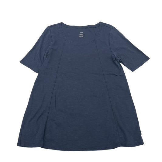 Blue Top Short Sleeve Basic J. Jill, Size Xs