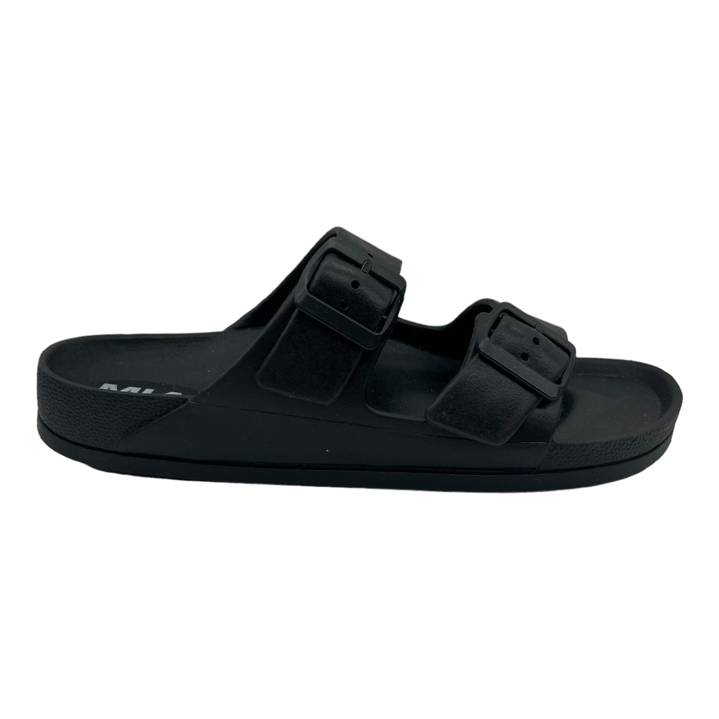 Black Sandals Flats Mia, Size 8