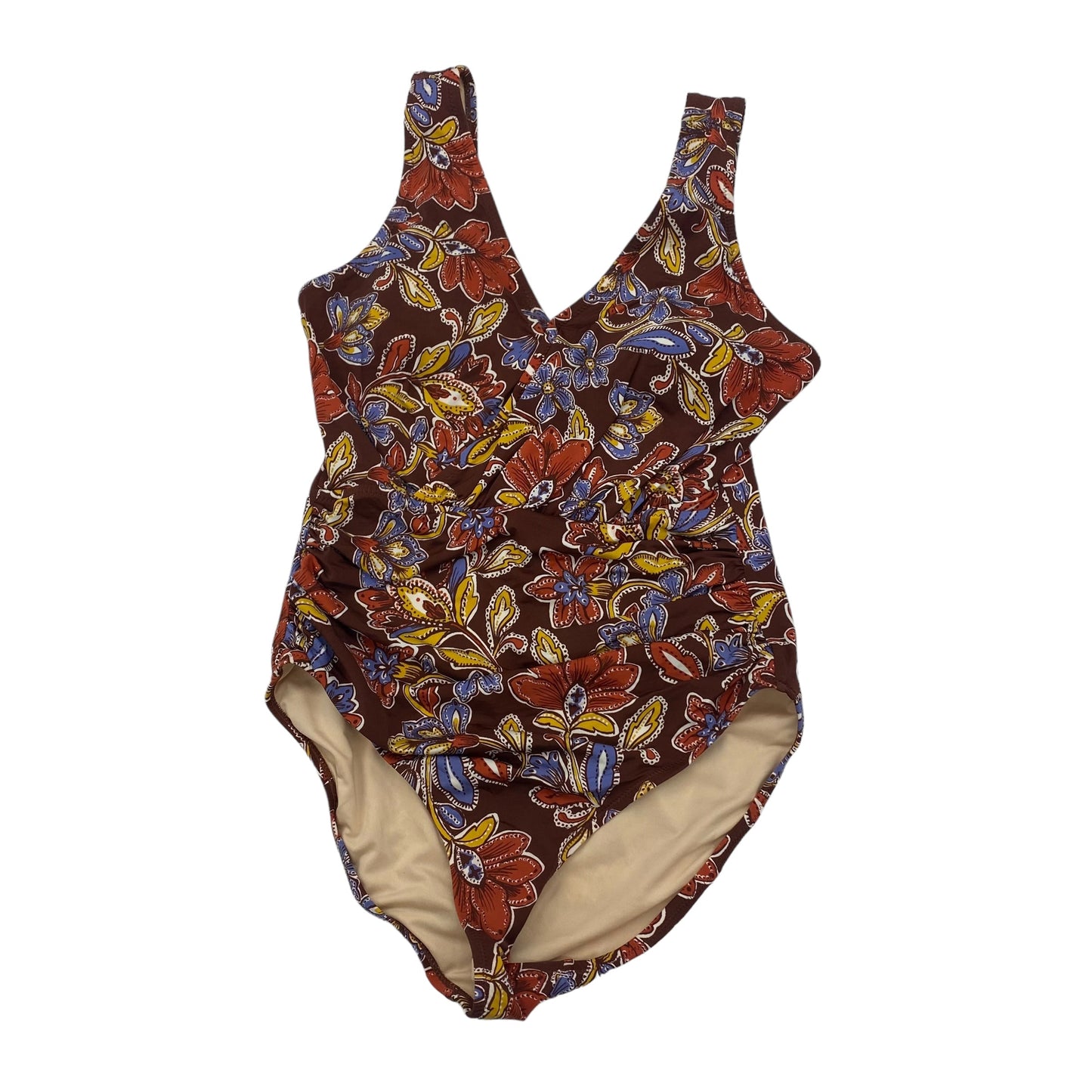 Brown Swimsuit Garnet Hill, Size S
