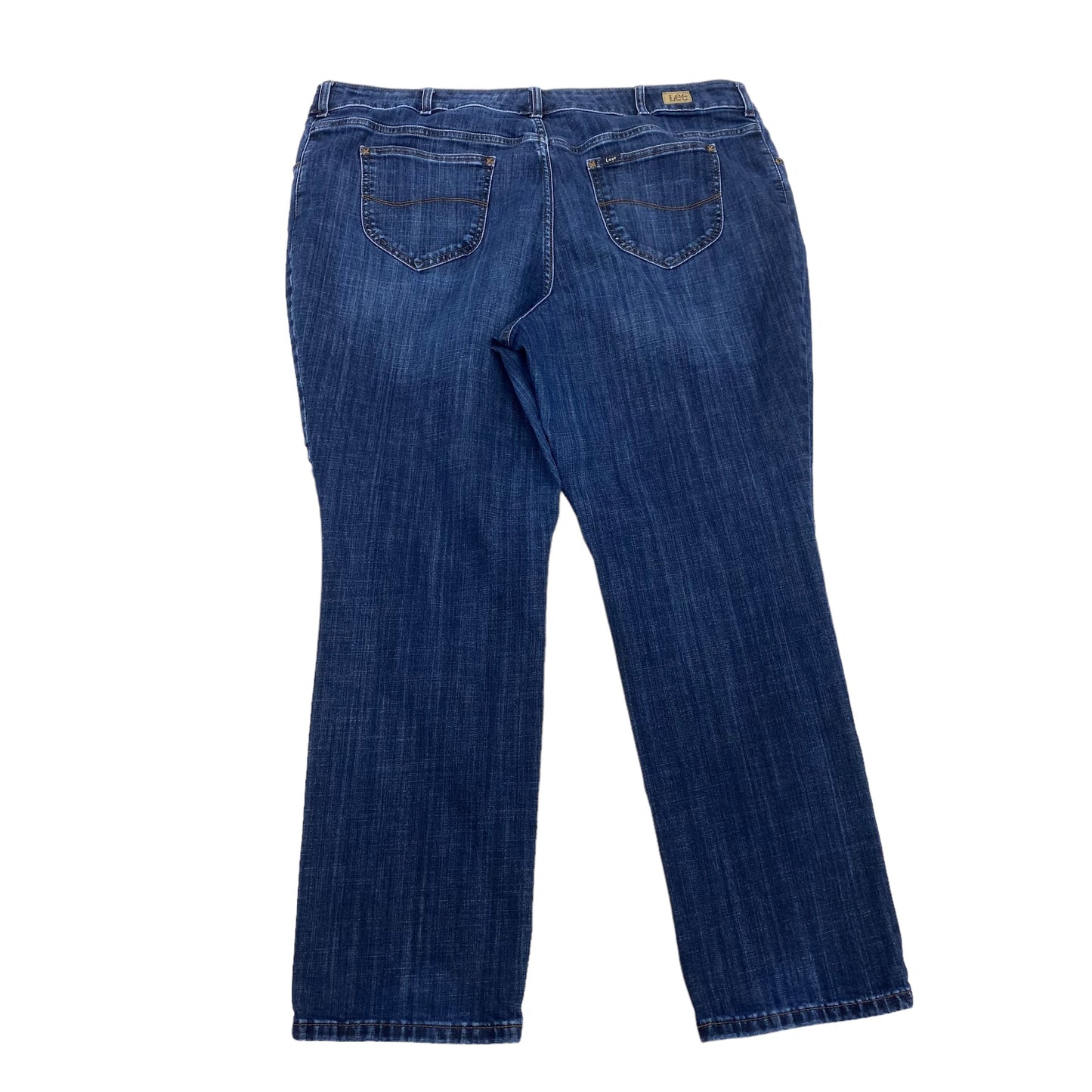 Blue Denim Jeans Straight Lee, Size 24