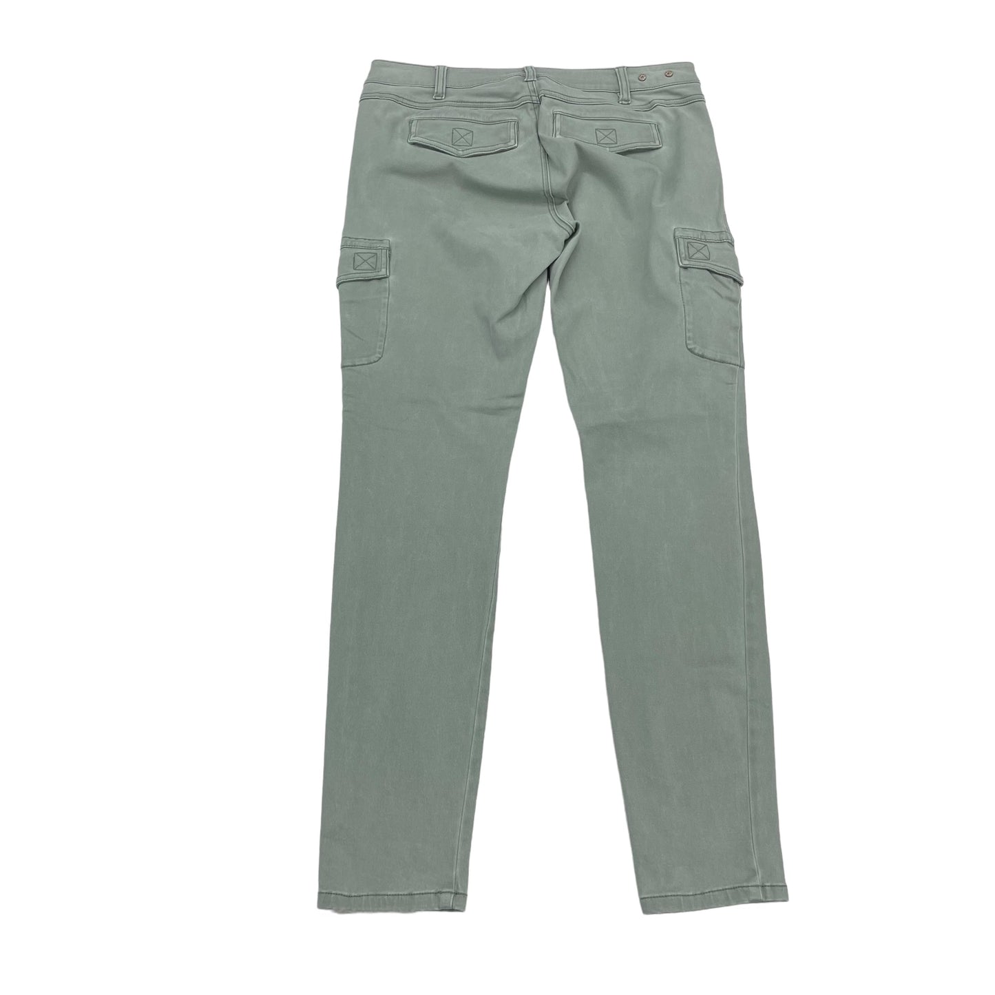 Green Denim Pants Cargo & Utility Cabi, Size 8