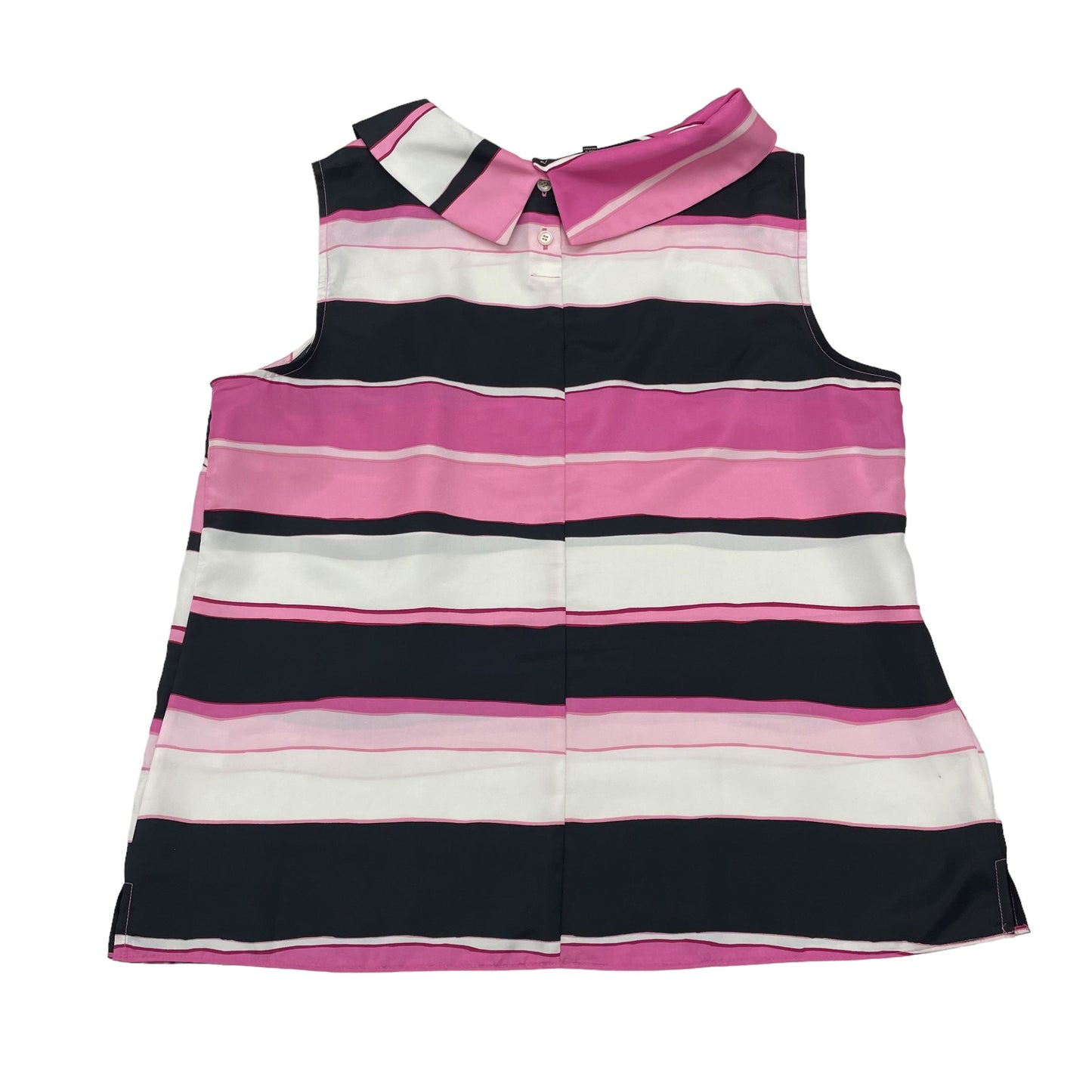 Black & Pink Blouse Sleeveless Talbots, Size L
