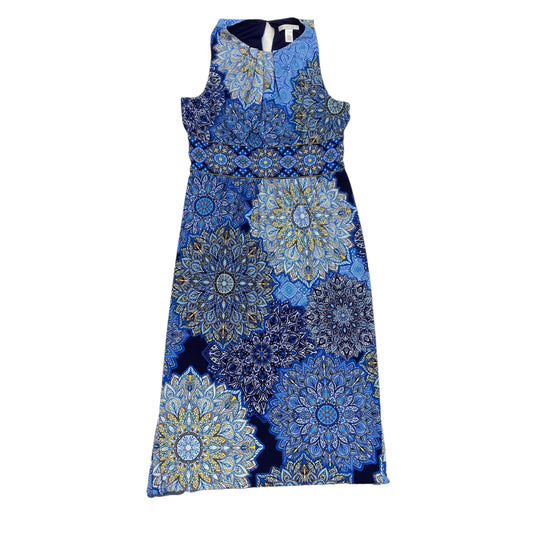Blue Dress Casual Maxi London Times, Size 12