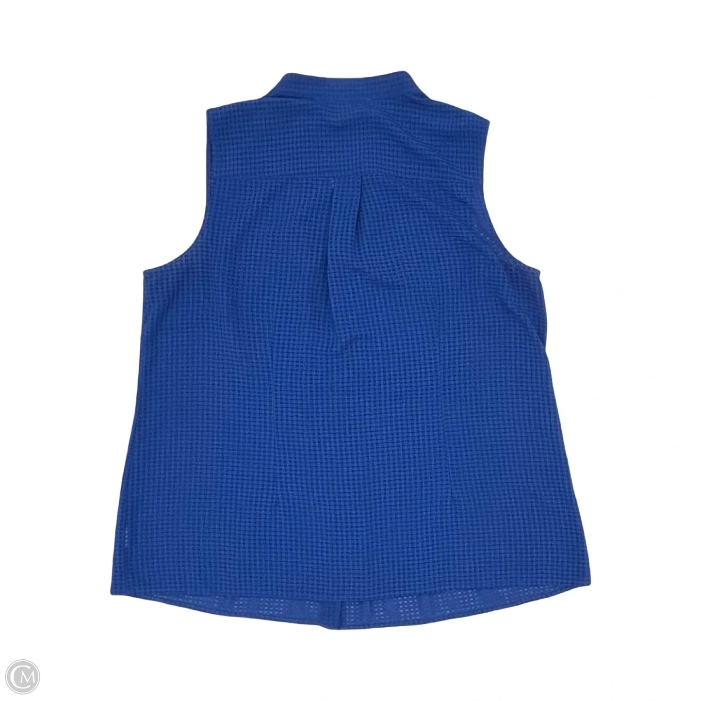 Blouse Sleeveless By Notations In Blue, Size: 2x