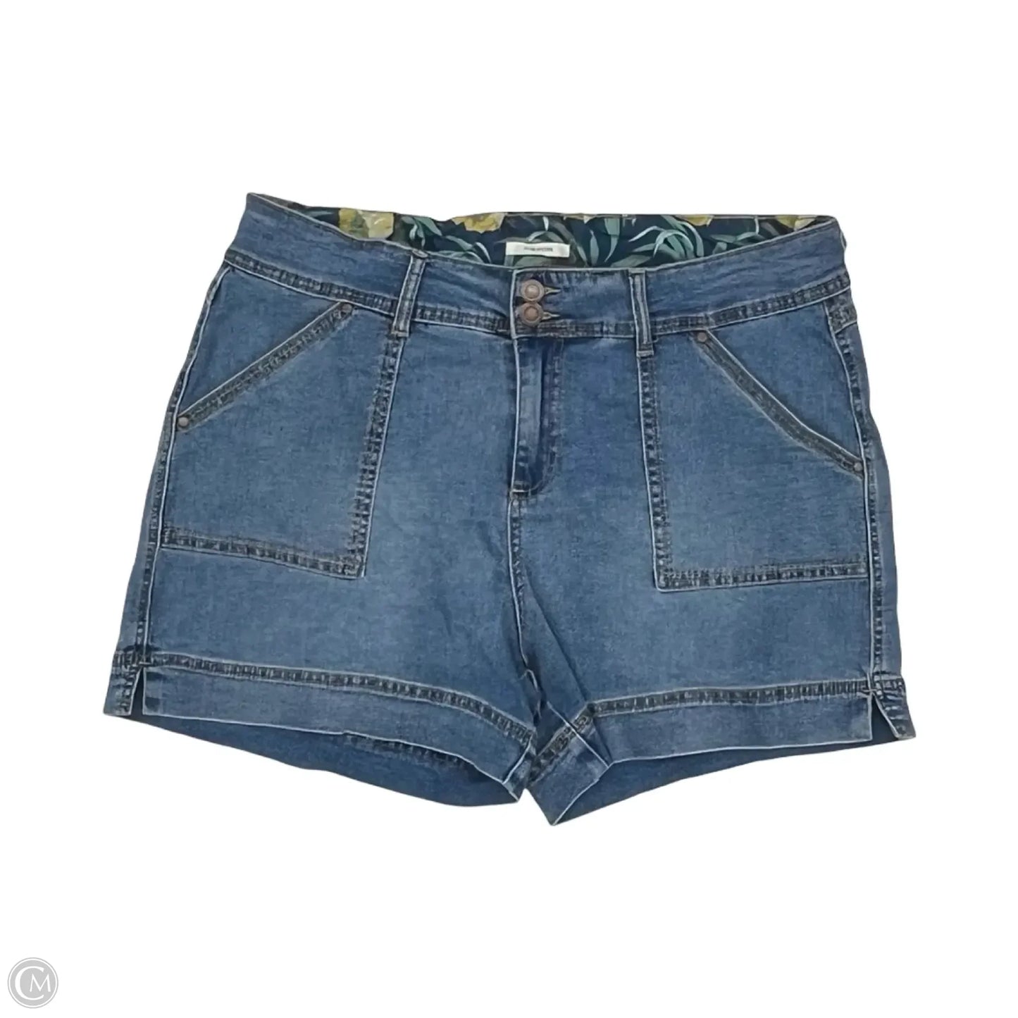 Shorts By Maurices In Blue Denim, Size: 16