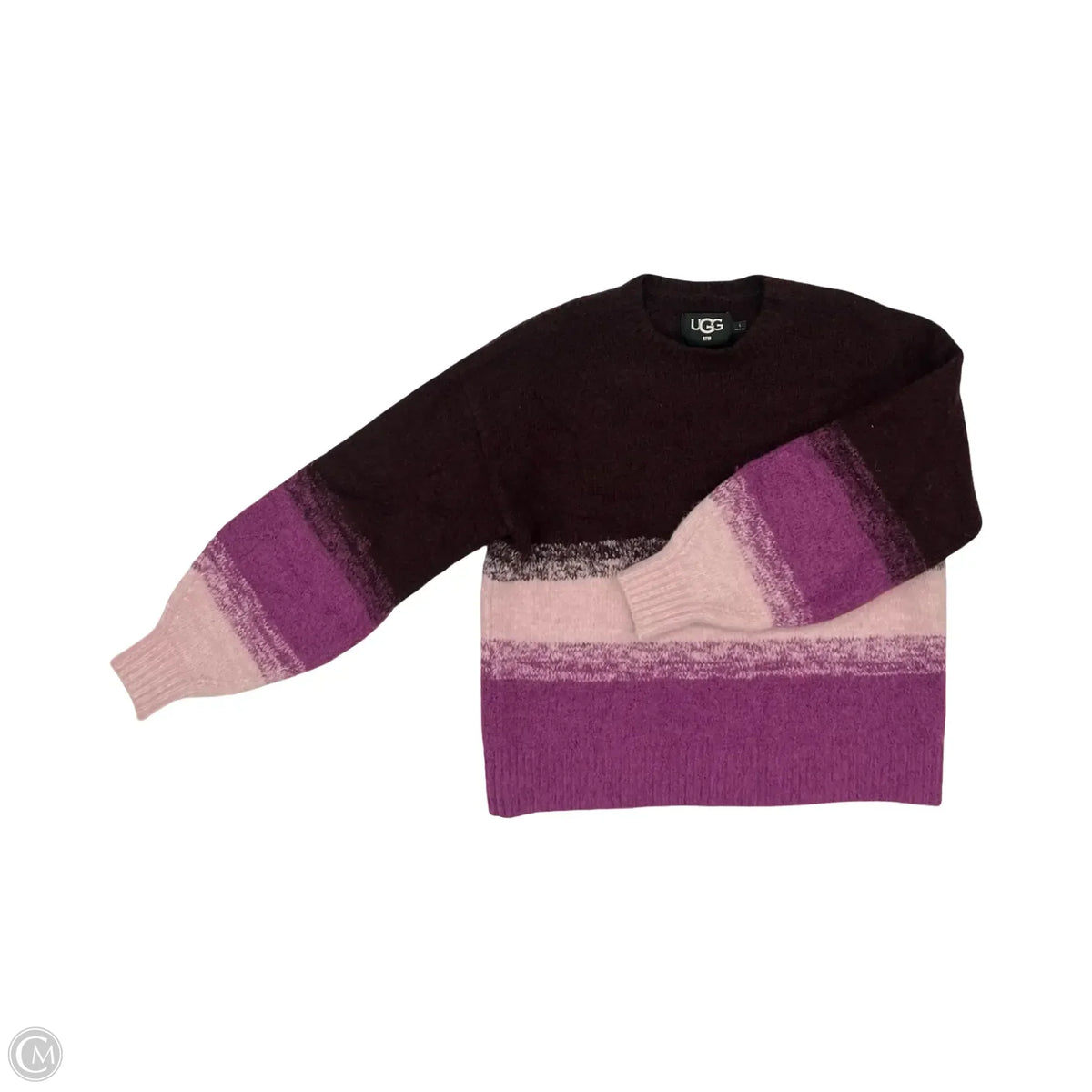 Sweater Designer By Ugg In Pink & Red, Size: S