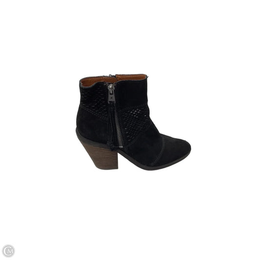 Boots Ankle Heels By Lucky Brand In Black, Size: 6