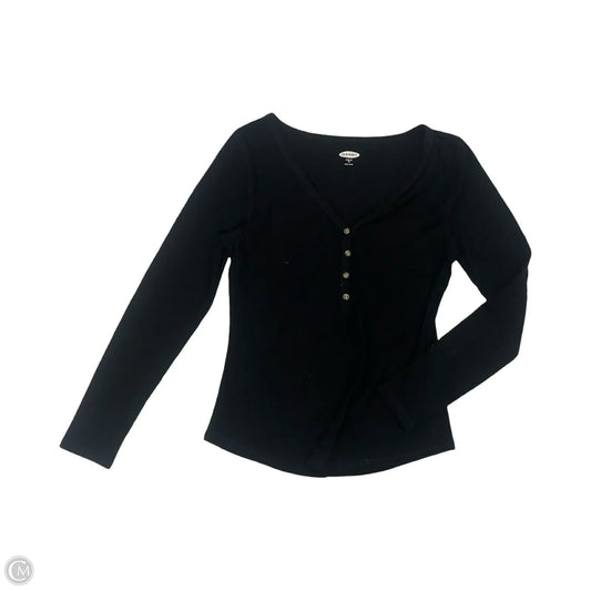 Top Long Sleeve By Old Navy In Black, Size: M