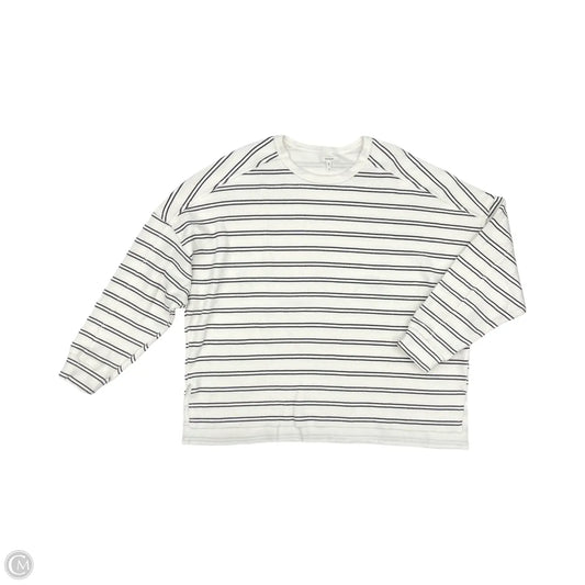 Top Long Sleeve By Maurices In Black & White, Size: 1x