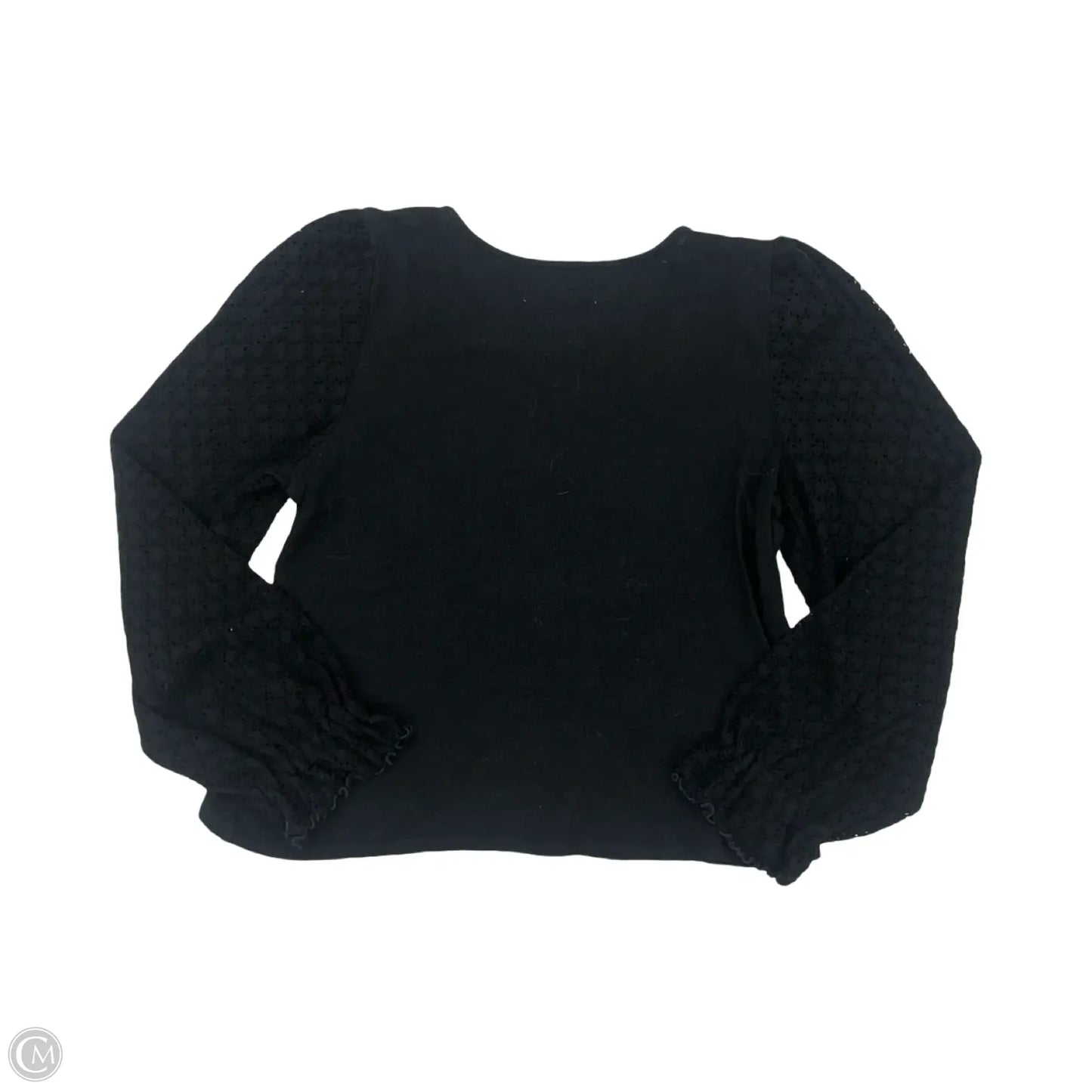 Top Long Sleeve By Madewell In Black, Size: L
