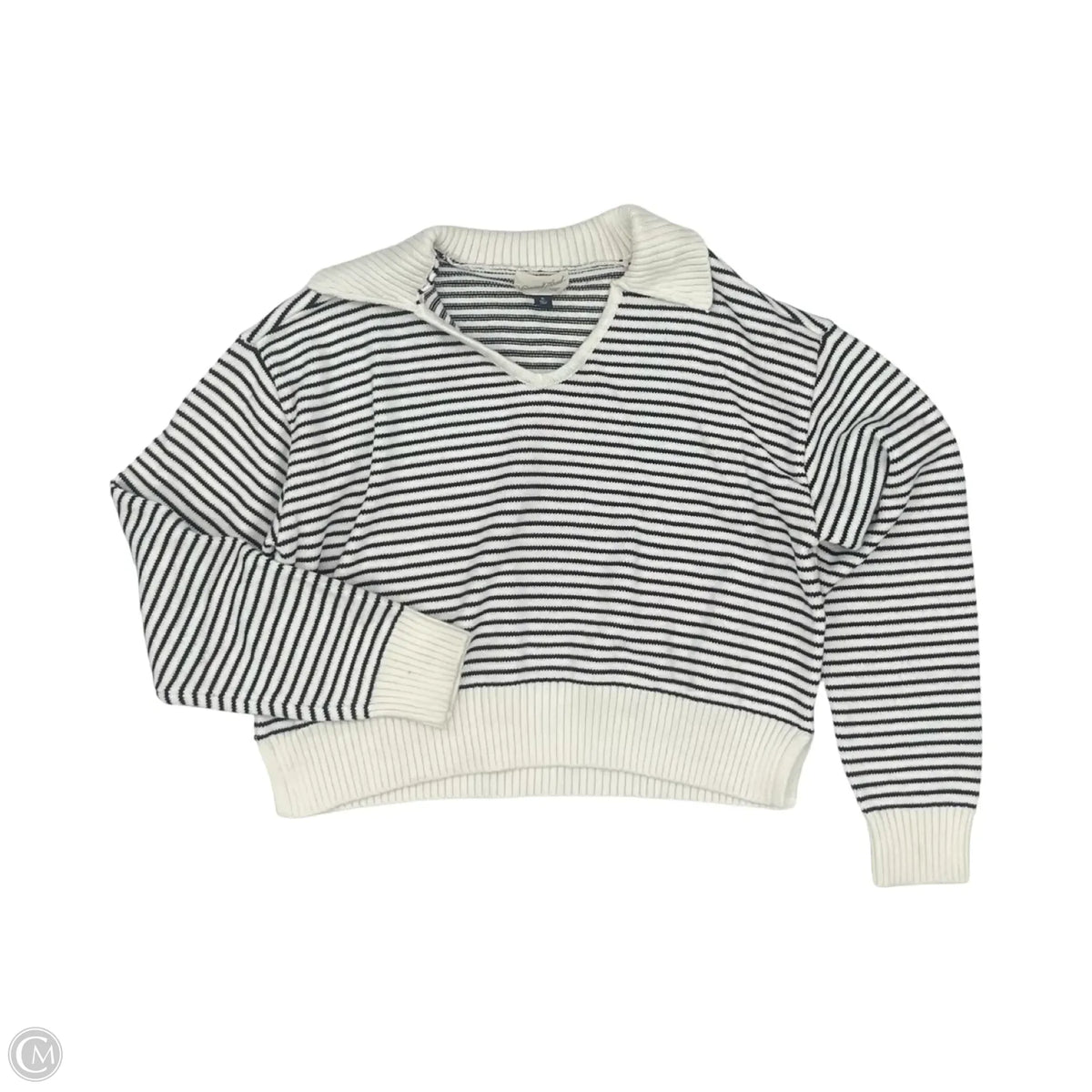 Sweater By Universal Thread In Black & White, Size: Xl