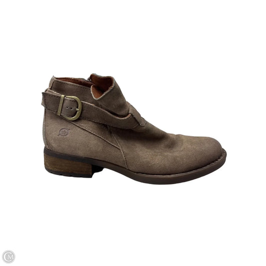 Boots Ankle Flats By Born In Brown, Size: 8