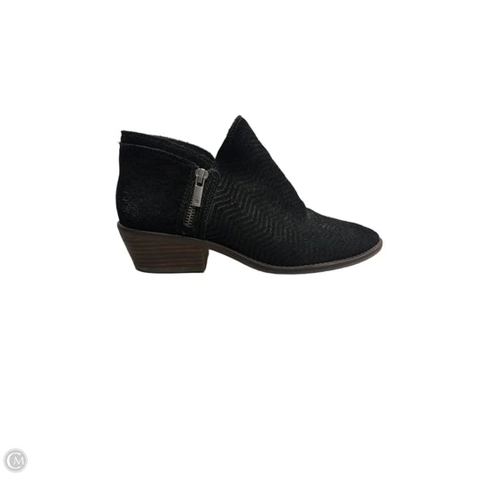 Boots Ankle Heels By Lucky Brand In Black, Size: 7.5