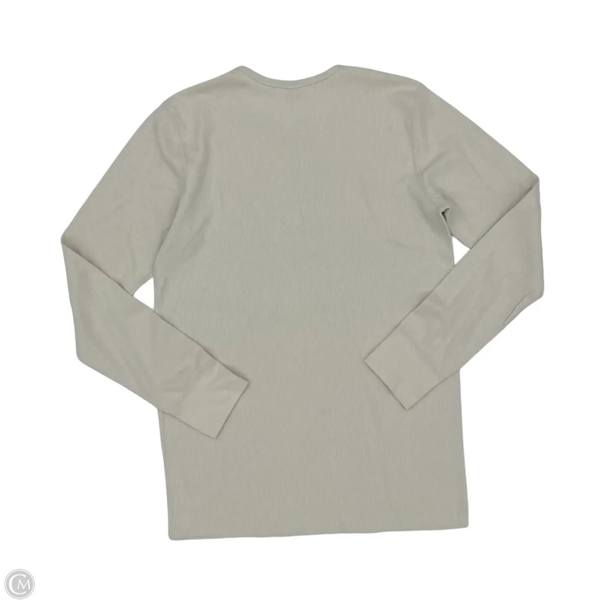 Top Long Sleeve By Next Level In Cream, Size: M